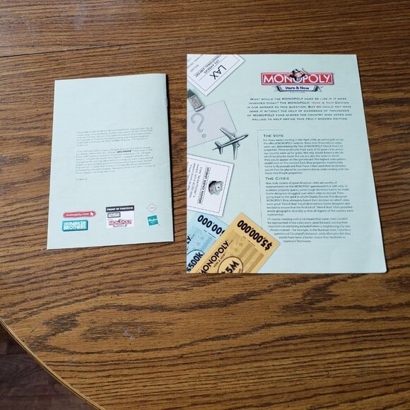 Monopoly Here & Now Edition America Has Voted Board Game COMPLETE Family Fun - Picture 11 of 11